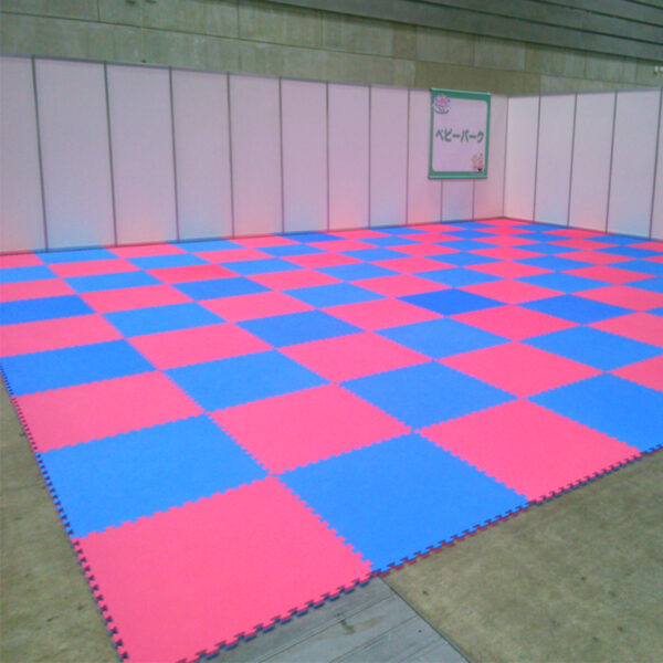 Judo mat Blue and Red Puzzle Taekwondo Mat