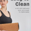 Natural Rubber Cork Yoga Mat for Exercise and Fitness
