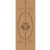 Natural Rubber Cork Yoga Mat for Exercise and Fitness