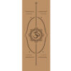 Natural Rubber Cork Yoga Mat for Exercise and Fitness