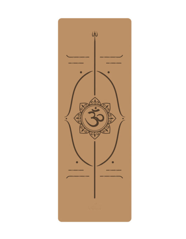 Natural Rubber Cork Yoga Mat for Exercise and Fitness