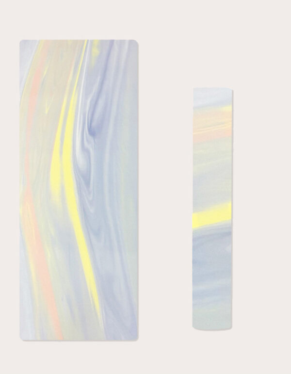 Color-blocked Gradient PU & Natural Rubber Mat Yoga Mat