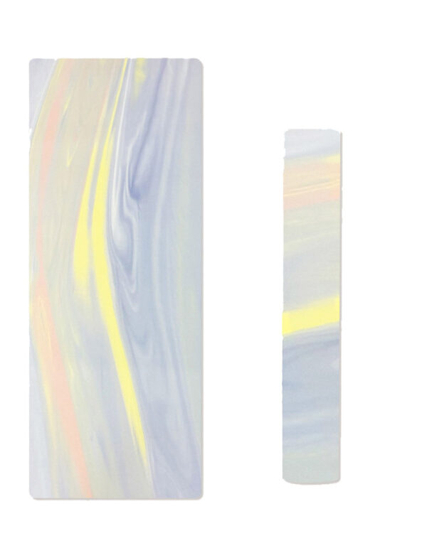 YOGA BAG021 Color-blocked Gradient PU & Natural Rubber Mat Yoga Mat