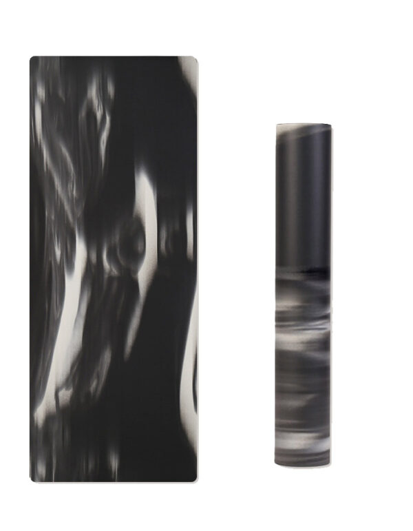 YOGA BAG031 Color-blocked Gradient PU & Natural Rubber Mat Yoga Mat