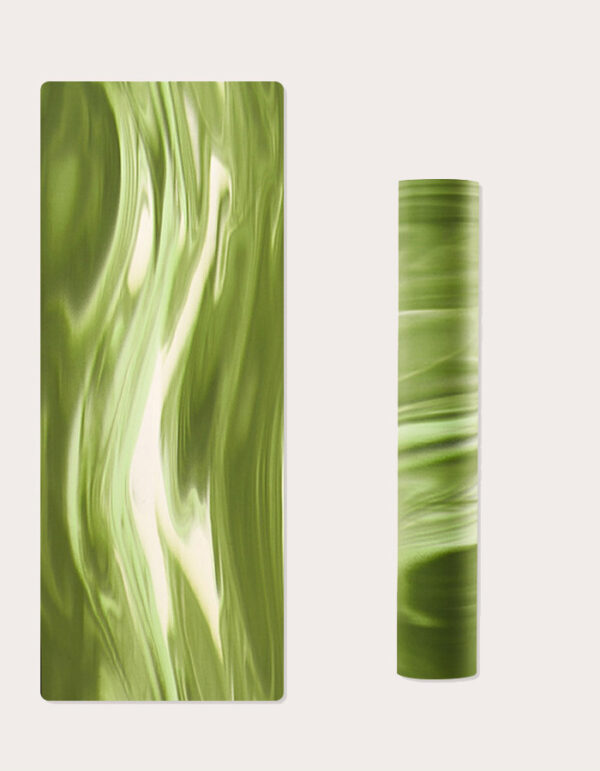 Color-blocked Gradient PU & Natural Rubber Mat Yoga Mat