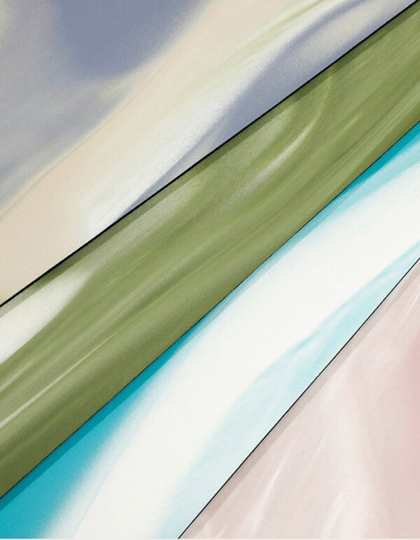 Color-blocked Gradient PU & Natural Rubber Mat Yoga Mat