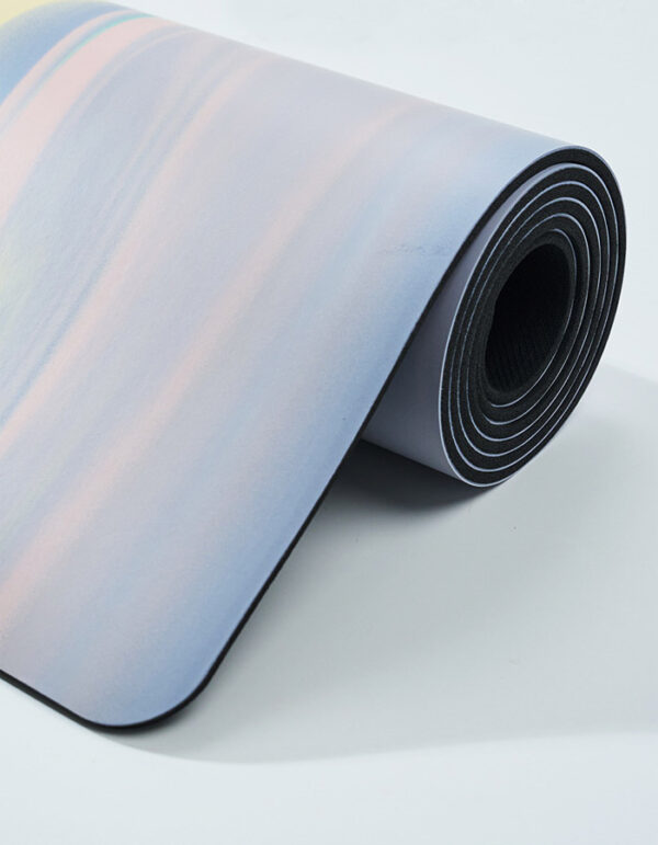 Color-blocked Gradient PU & Natural Rubber Mat Yoga Mat