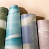 Color-blocked Gradient PU & Natural Rubber Mat Yoga Mat