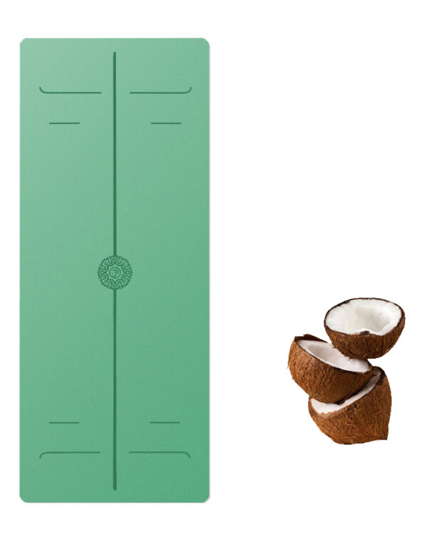 Coconut Shell and Coconut Fiber Reinforced Natural Rubber Yoga Mat