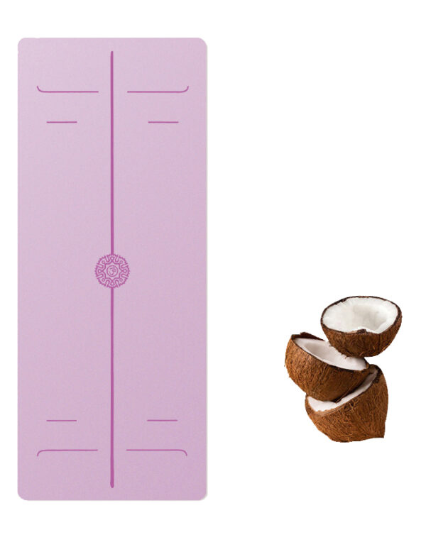 Coconut Shell and Coconut Fiber Reinforced Natural Rubber Yoga Mat