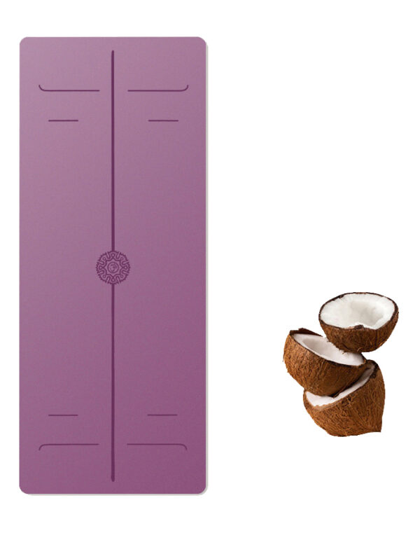 Coconut Shell and Coconut Fiber Reinforced Natural Rubber Yoga Mat