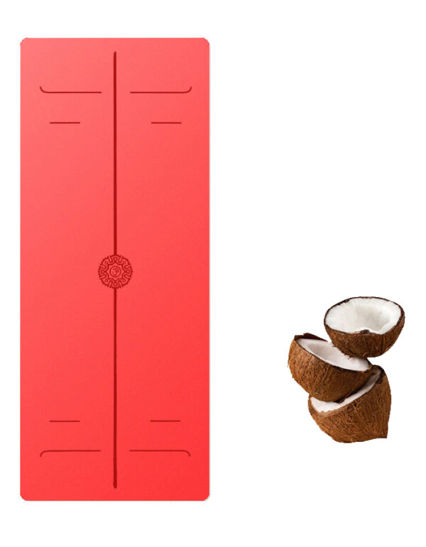 Coconut Shell and Coconut Fiber Reinforced Natural Rubber Yoga Mat