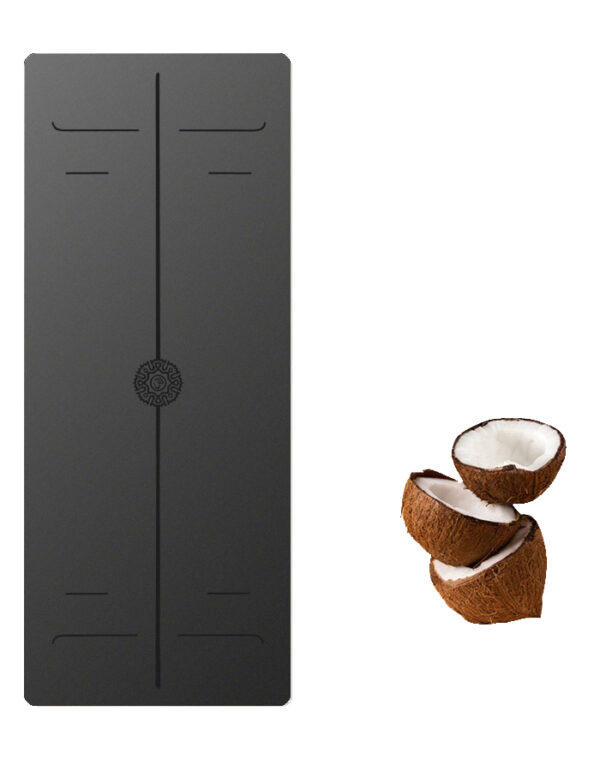 Coconut Shell and Coconut Fiber Reinforced Natural Rubber Yoga Mat