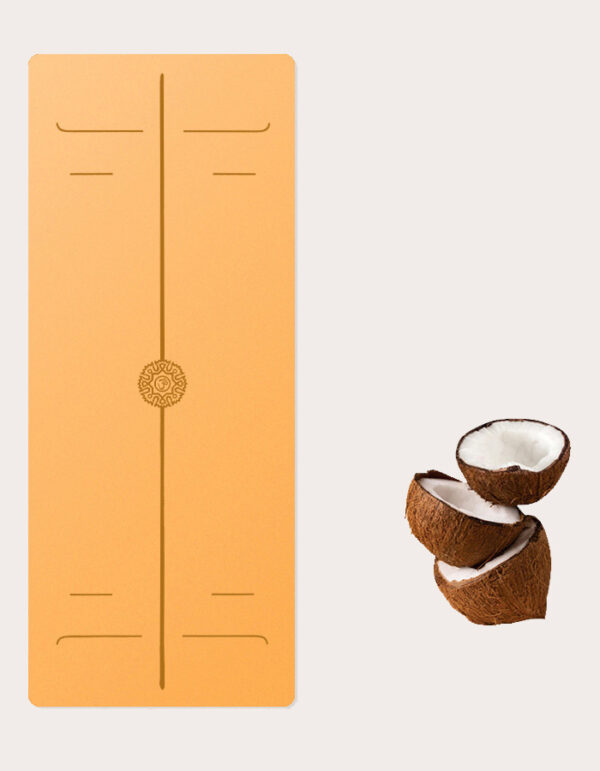 Coconut Shell and Coconut Fiber Reinforced Natural Rubber Yoga Mat