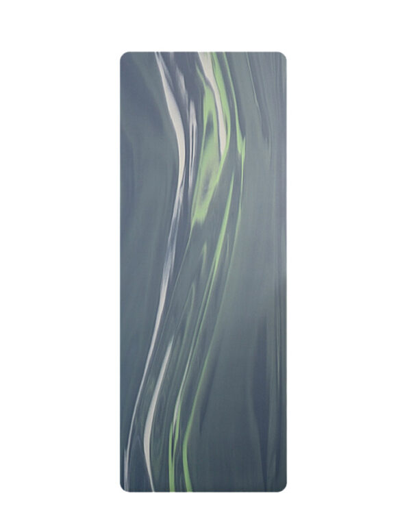 Color-Blocked Matte Natural Rubber Yoga Mat