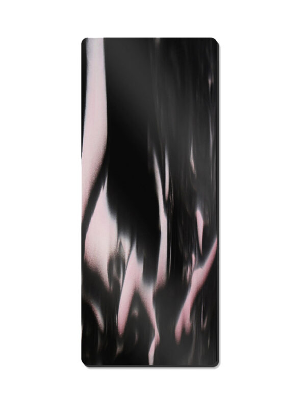 Color-Blocked Matte Natural Rubber Yoga Mat