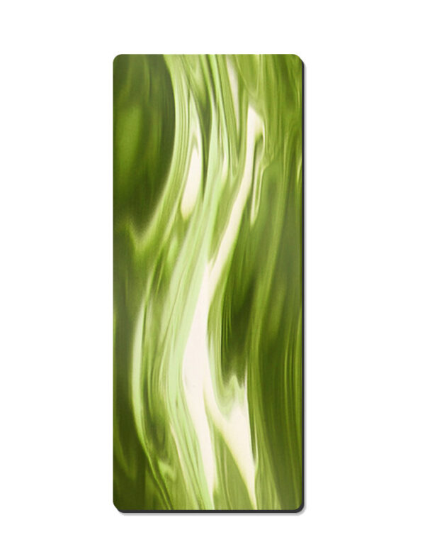 Color-Blocked Matte Natural Rubber Yoga Mat