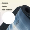 Color-Blocked Matte Natural Rubber Yoga Mat