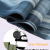 Color-Blocked Matte Natural Rubber Yoga Mat