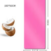 Coconut Shell Sanded PU Yoga Mat with Natural Rubber