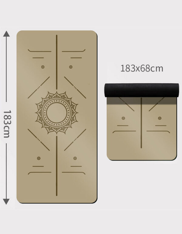 0.2 Inch Thick PU Natural Rubber Yoga Mat