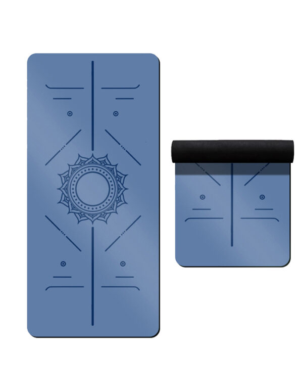 YOGA matt032 0.2 Inch Thick PU Natural Rubber Yoga Mat