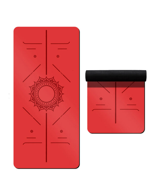 YOGA matt035 0.2 Inch Thick PU Natural Rubber Yoga Mat