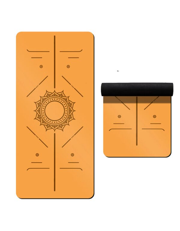 YOGA matt036 0.2 Inch Thick PU Natural Rubber Yoga Mat