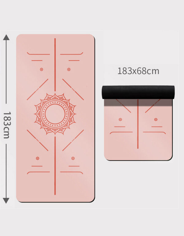 0.2 Inch Thick PU Natural Rubber Yoga Mat