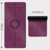 0.2 Inch Thick PU Natural Rubber Yoga Mat