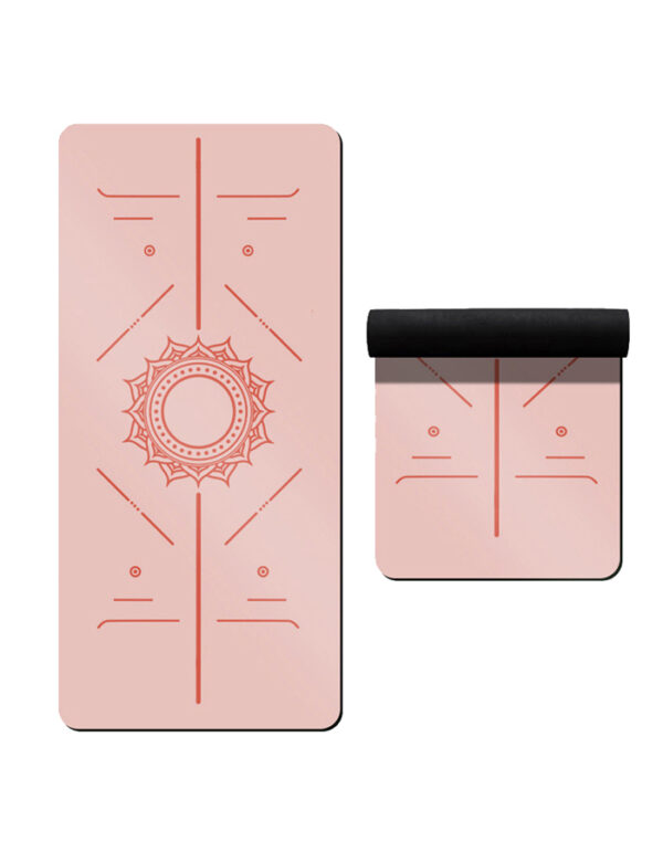 YOGA matt132 0.2 Inch Thick PU Natural Rubber Yoga Mat