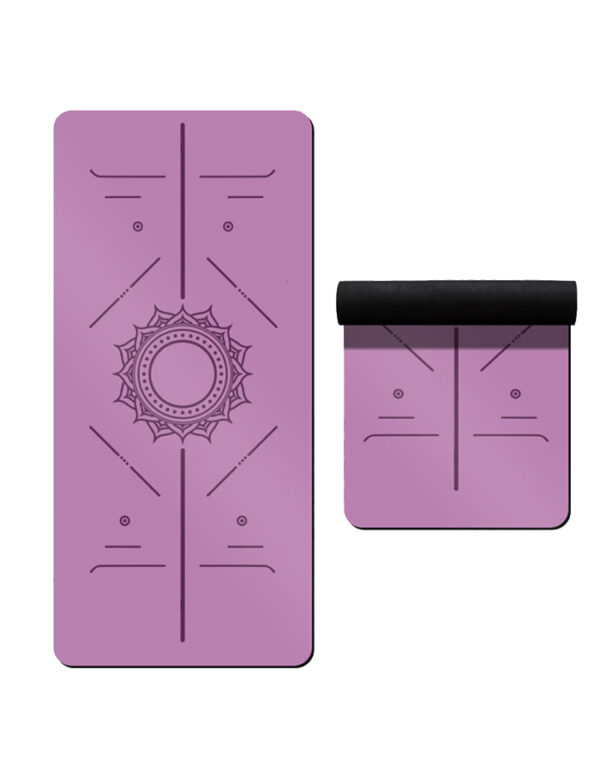 YOGA matt135 0.2 Inch Thick PU Natural Rubber Yoga Mat