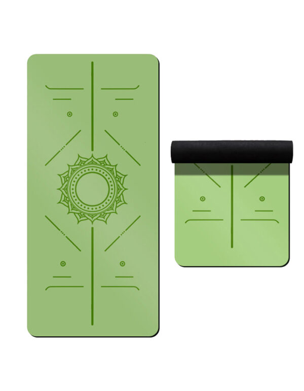 YOGA matt136 0.2 Inch Thick PU Natural Rubber Yoga Mat