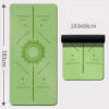 0.2 Inch Thick PU Natural Rubber Yoga Mat
