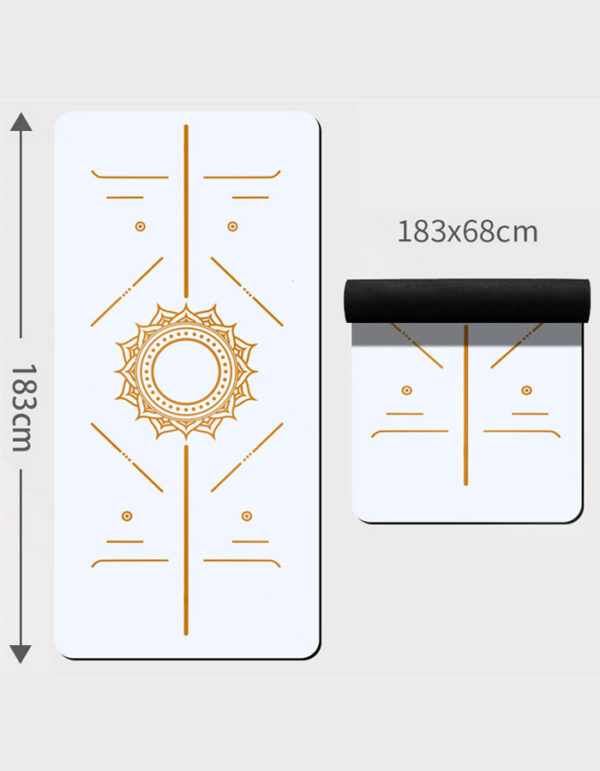 0.2 Inch Thick PU Natural Rubber Yoga Mat