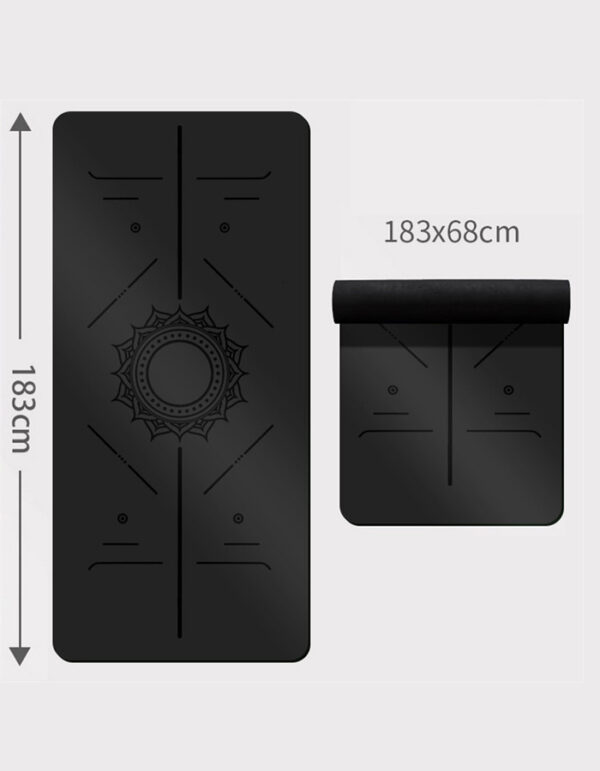 0.2 Inch Thick PU Natural Rubber Yoga Mat