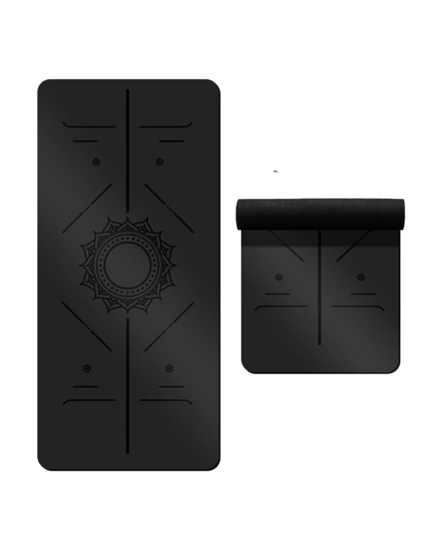 YOGA matt232 0.2 Inch Thick PU Natural Rubber Yoga Mat