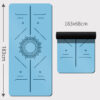 0.2 Inch Thick PU Natural Rubber Yoga Mat