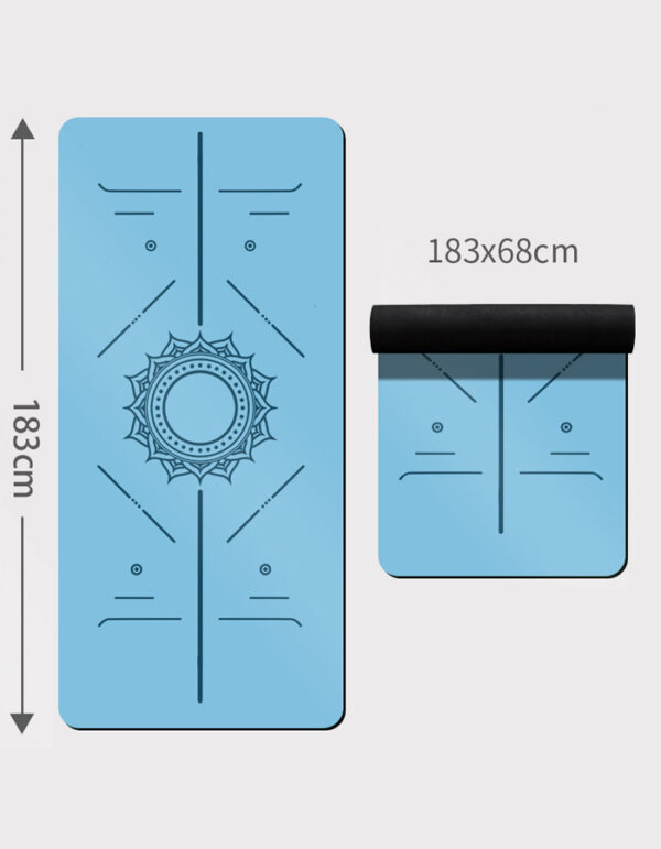 0.2 Inch Thick PU Natural Rubber Yoga Mat