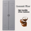 Coconut Shell and Coconut Fiber Reinforced Natural Rubber Yoga Mat