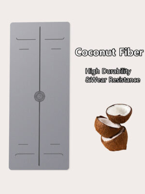 Coconut Shell and Coconut Fiber Reinforced Natural Rubber Yoga Mat