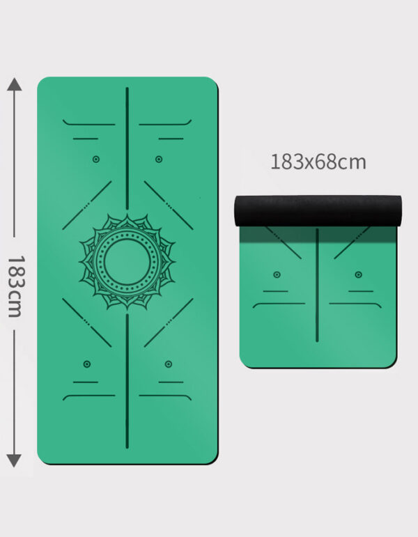 0.2 Inch Thick PU Natural Rubber Yoga Mat