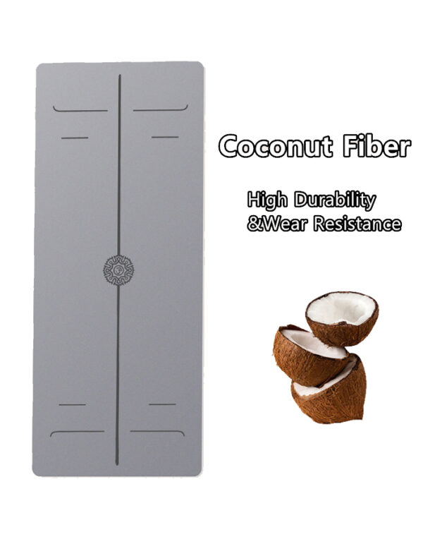 Coconut Shell and Coconut Fiber Reinforced Natural Rubber Yoga Mat