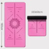 0.2 Inch Thick PU Natural Rubber Yoga Mat