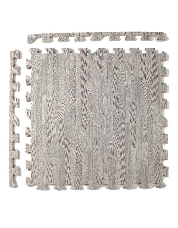 Wood Grain EVA Interlocking Foam Floor Puzzle Tiles