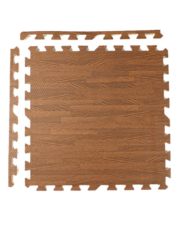 Wood Grain EVA Interlocking Foam Floor Puzzle Tiles