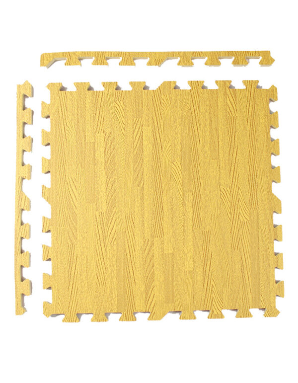 Wood Grain EVA Interlocking Foam Floor Puzzle Tiles