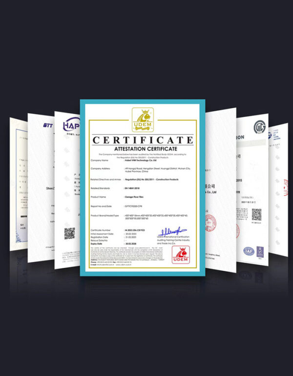 20mm Thick Garage Protective Mat, Encrypted Grid Drainage Floor for Car Detailing & Film Wrapping Shop, No Dig Trench Drain Grate