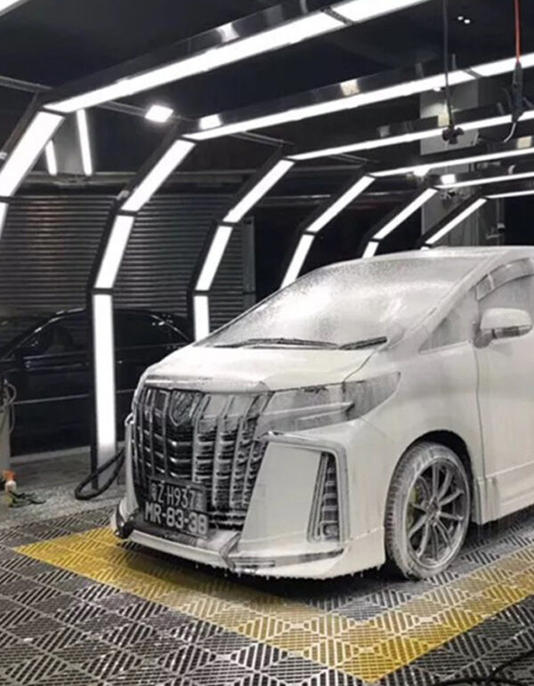 3CM PP Interlocking Garage Mat, No Dig Trench Car Wash Plastic Grating Floor Drainage Mat