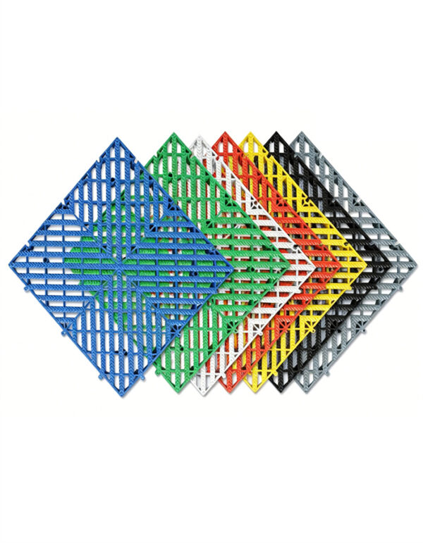 5cm Modular Drainage Floor Tiles with Dragon Texture for Car Wash Bays